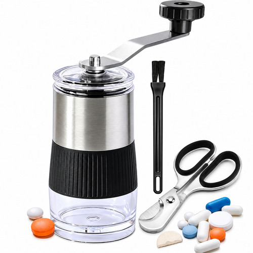Pill crusher grinder manual - crusher,